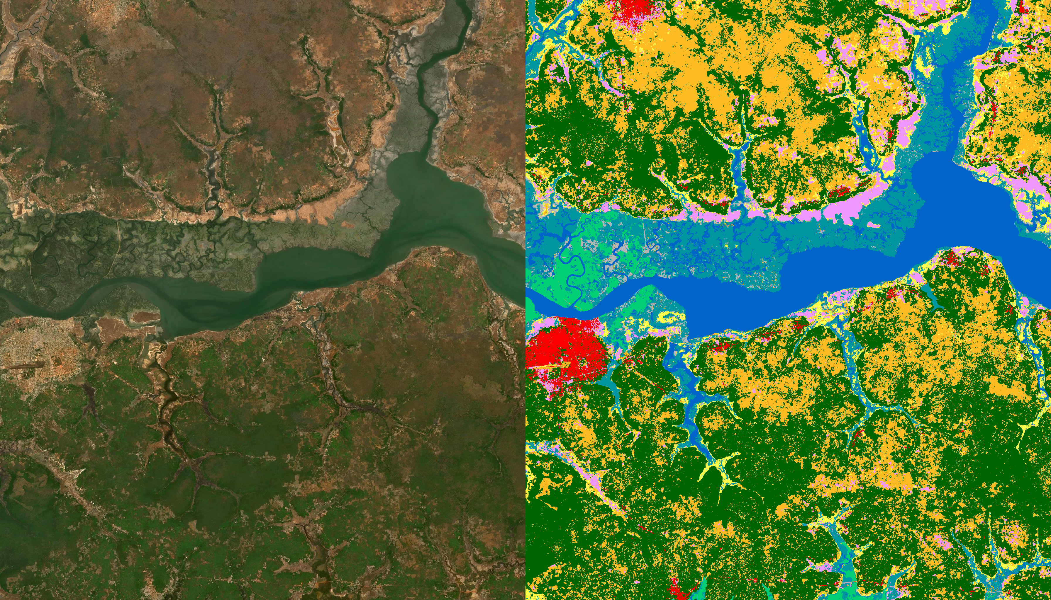Casamance — forêt, mangroves, rivières, cultures