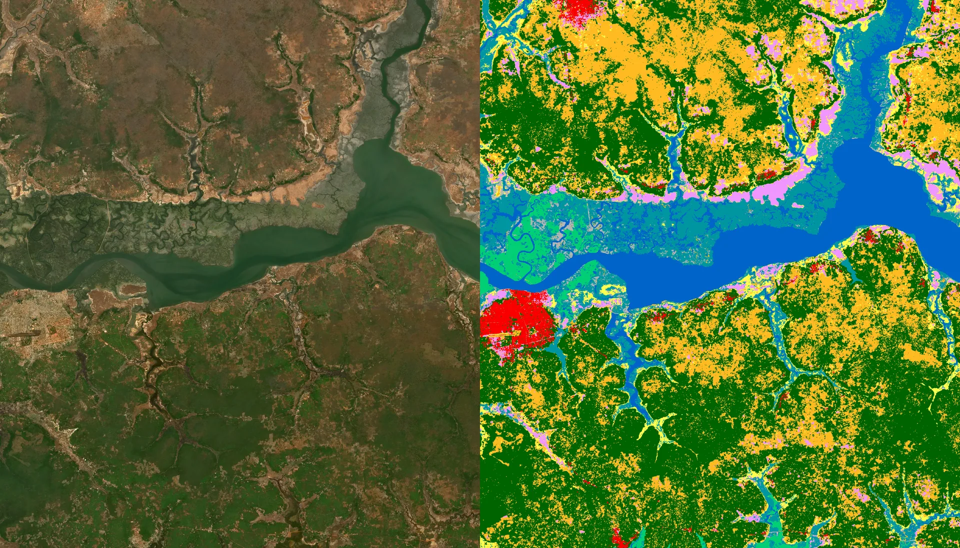 Casamance — forêt, mangroves, rivières, cultures